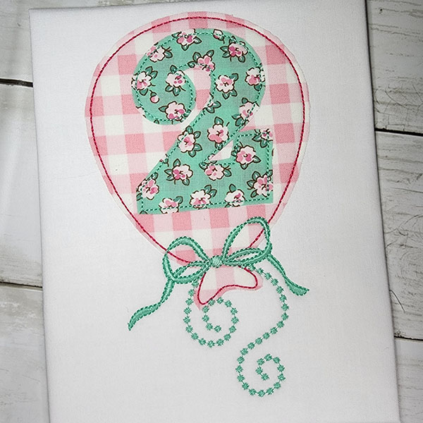 Happy Birthday Ribbon Embroidery Design